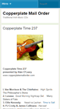 Mobile Screenshot of copperplatemailorder.com
